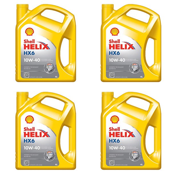 Shell Helix HX6 10W-40 - 4 Litre 4 Adet 1 Koli
