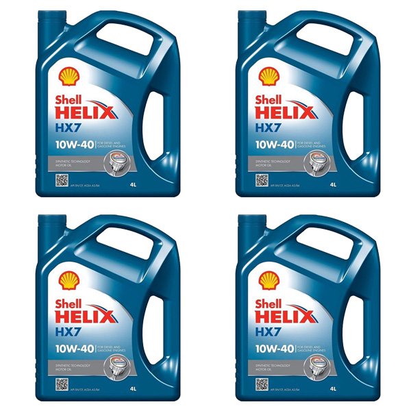 Shell Helix HX7 10W-40 - 4 Litre 4 Adet 1 koli