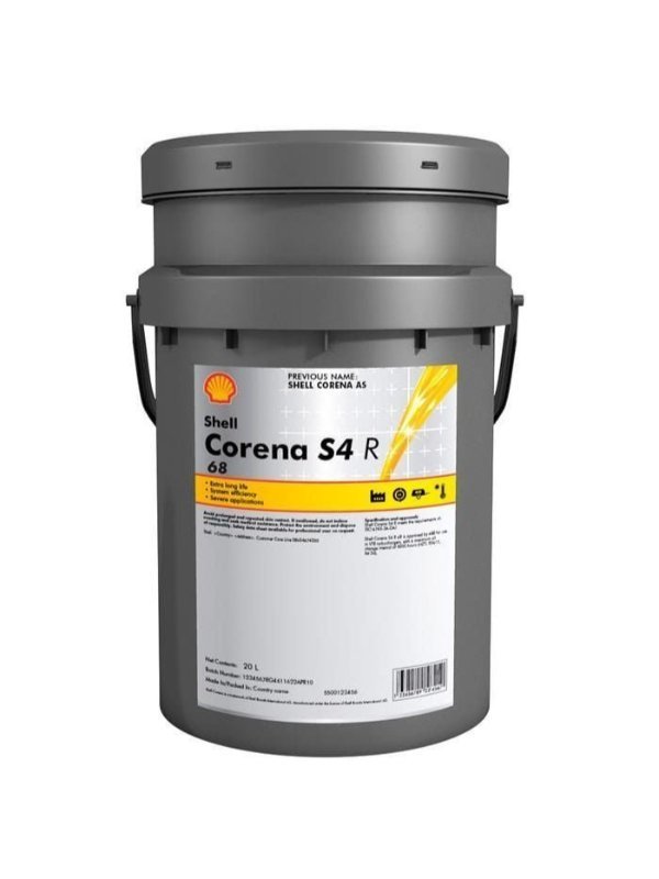 Shell Corena S4 R 68 - 20 Litre Kompresör Yağı