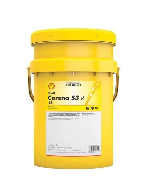 Shell Corena S3 R 46 - 20 Litre Kompresör Yağı