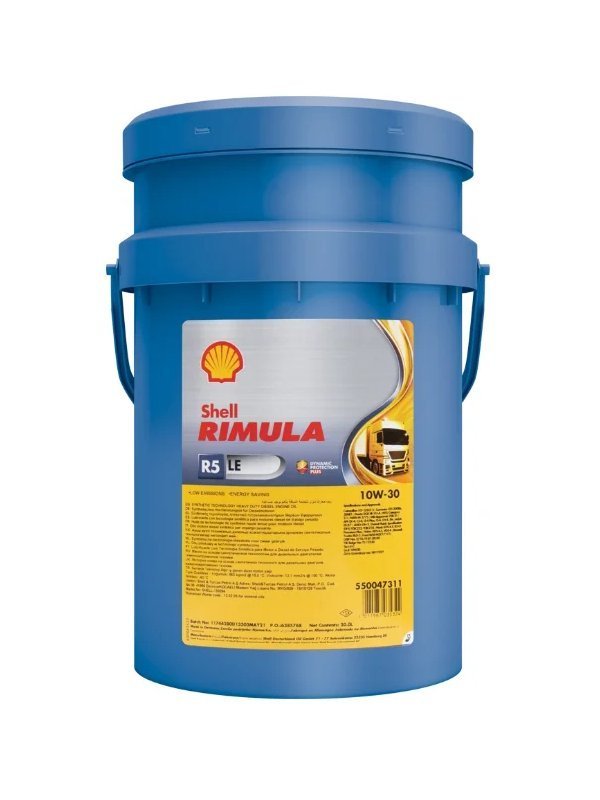 Shell Rimula R5 LE 10W-30 - 20 Litre Motor Yağı