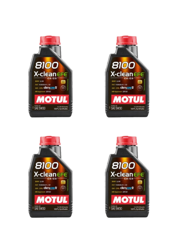 Motul 8100 X-clean EFE 5W-30 Dexos2 Partiküllü Motor Yağı– 1 Lt
