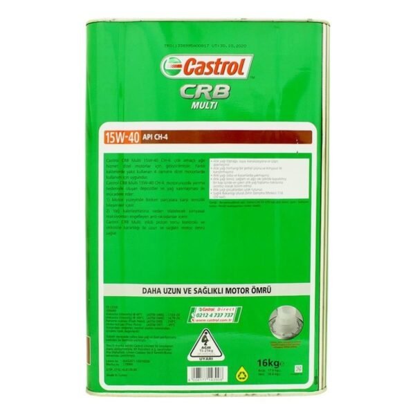 Castrol CRB Multi 15W40 16 Kg Motor Yağı
