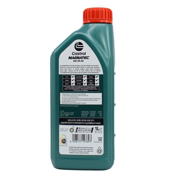 Castrol Magnatec 5W30 A5 1 Lt Tam Sentetik Motor Yağı