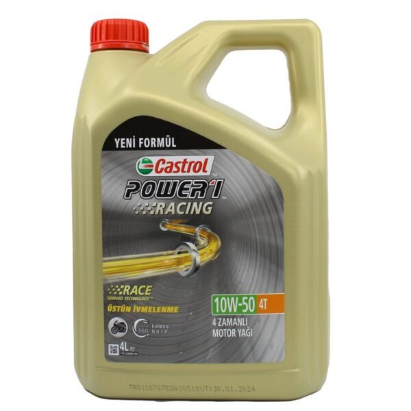 Castrol Power 1 Racing 4T 10W50 4 Lt Motosiklet Yağı