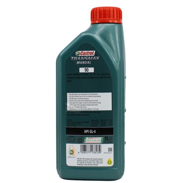 Castrol Transmax Manual 90 1 Lt Şanzıman Dişli Yağı