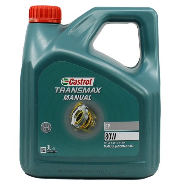 Castrol Transmax Manual EP 80W 3 Lt Şanzıman Yağı