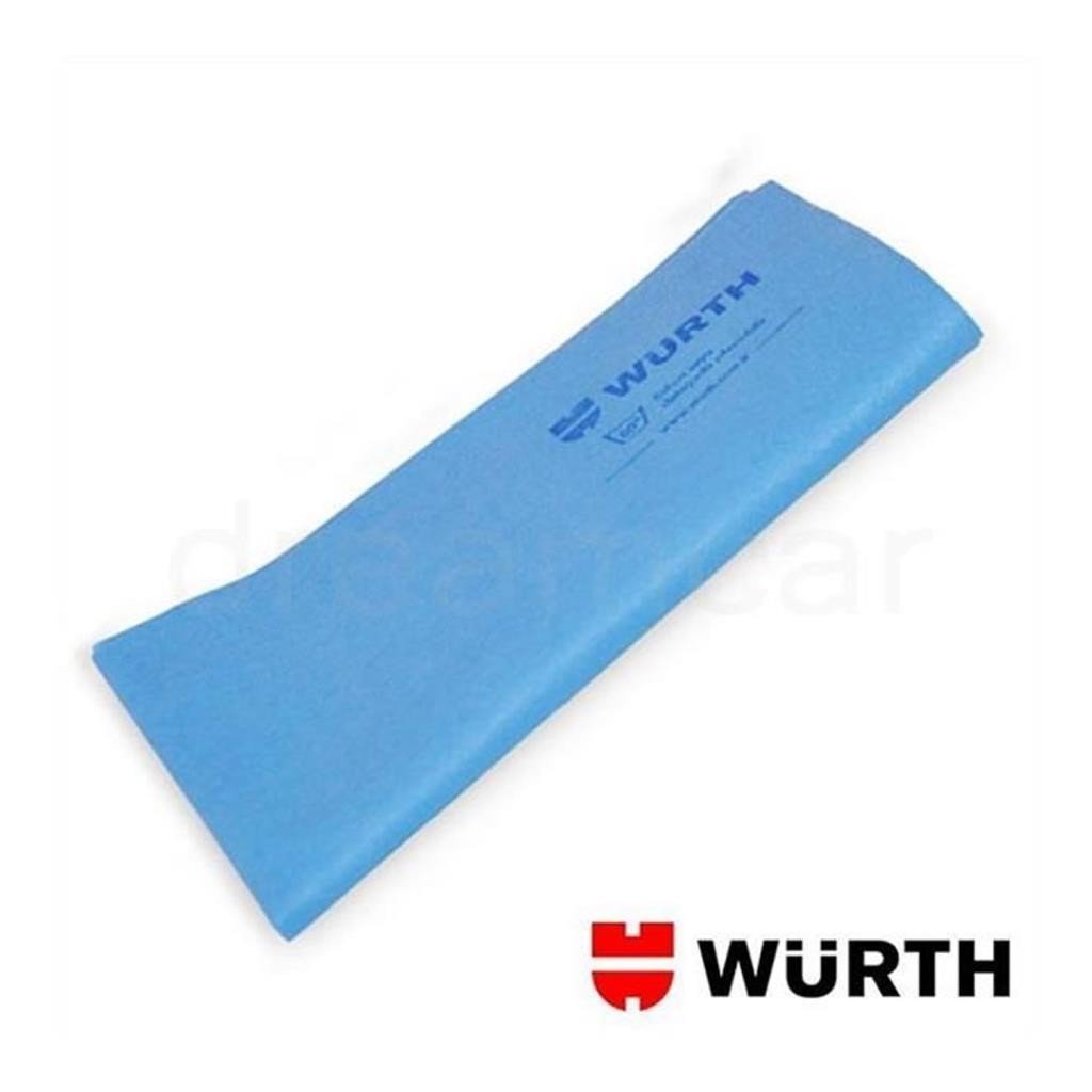 Würth Sentetik Güderi Bez 38x60 Cm 130 Gr. - Mavi Kurulama Bezi