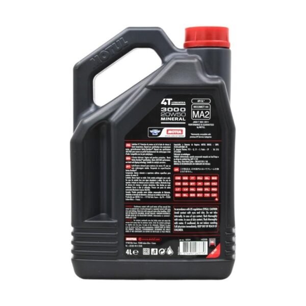 Motul 3000 20W50 4T 4 Lt 4 Zamanlı Motosiklet Yağı