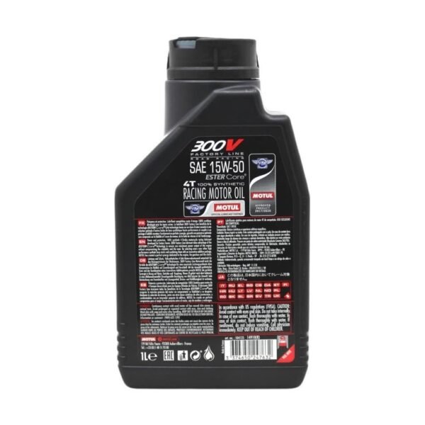 Motul 300V FL 15W50 4T 1 Lt Motosiklet Yağı