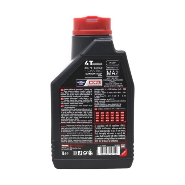 Motul 5100 10W50 4T 1 Lt Motosiklet Yağı