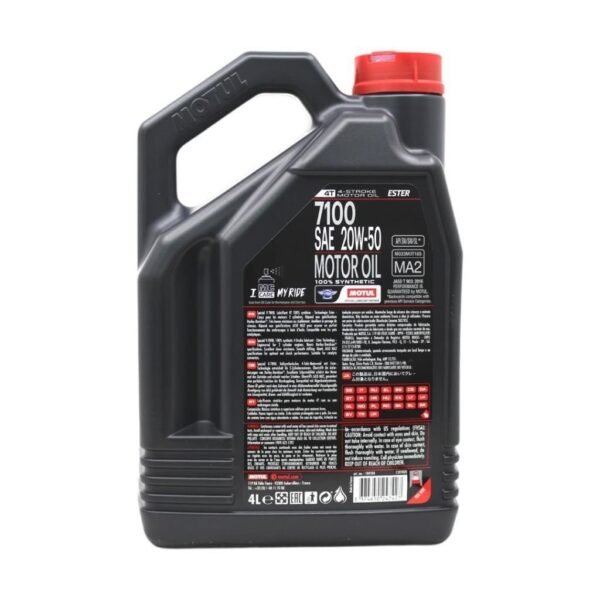 Motul 7100 4T 20W50 4 Lt Motosiklet Yağı