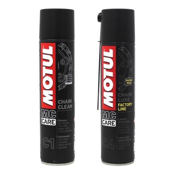Motul C1 + C4 400 Ml - Zincir Temizleme, Yağlama ve Bakım Seti