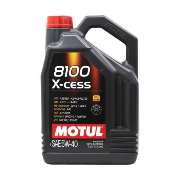 Motul 8100 X-Cess 5W40 5 Lt Tam Sentetik Motor Yağı
