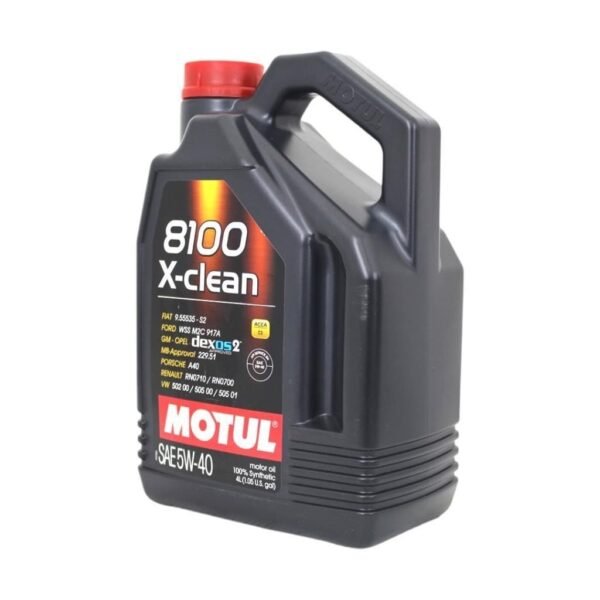Motul 8100 X-Clean 5W40 4 Lt Tam Sentetik Motor Yağı