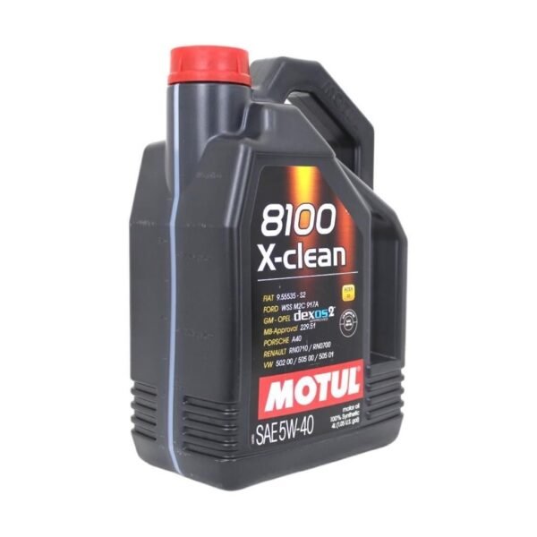 Motul 8100 X-Clean 5W40 4 Lt Tam Sentetik Motor Yağı