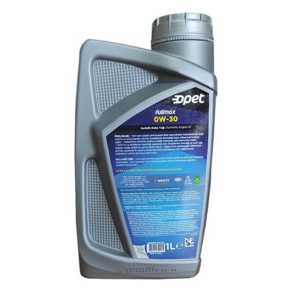 Opet Fullmax 0W-30 1 Lt Motor Yağı