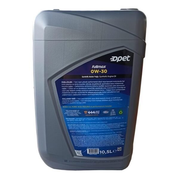 Opet Fullmax 0W-30 10,5 Lt Motor Yağı