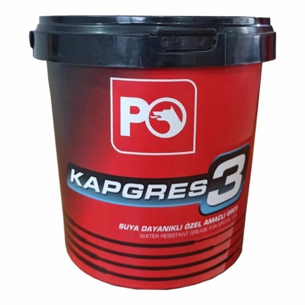 Petrol Ofisi Kap Gres 3 0,9 Kg Kalsiyum Sabunlu Kırmızı Gres