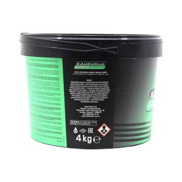 Petrol Ofisi Kauçuklu Gres 4 Kg Kalsiyum Sabunlu Gres