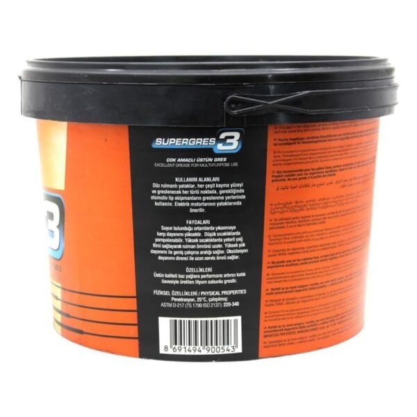 Petrol Ofisi Super Gres 3 4 KG Lityum Sabunlu Gres