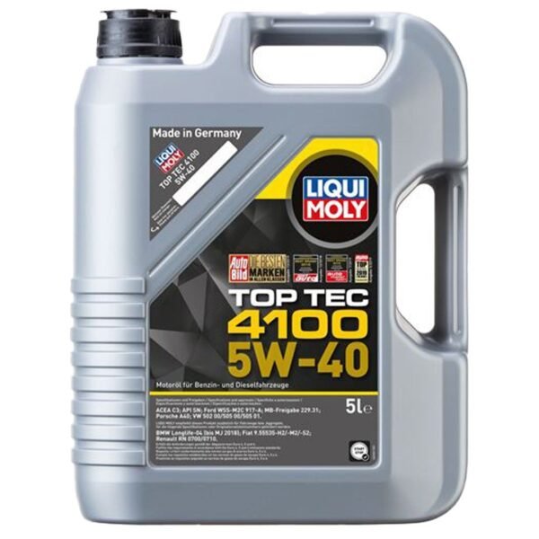 Liqui Moly Top Tec 4100 5W40 5 Lt Motor Yağı (9511)