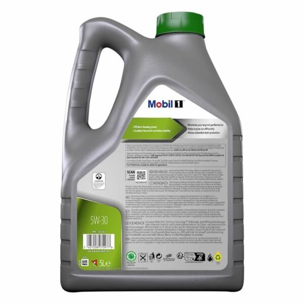 Mobil 1 ESP 5W30 5 Lt Tam Sentetik Partiküllü Motor Yağı