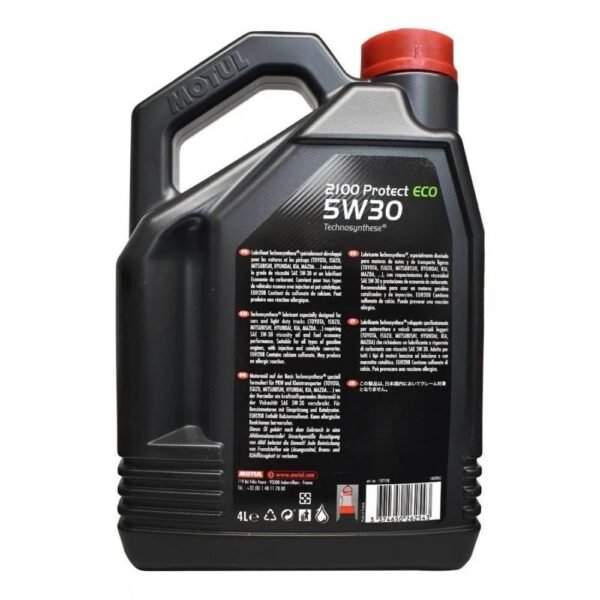 Motul 2100 Protect Eco 5W30 4 Lt Benzinli Motor Yağı