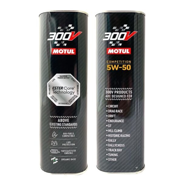 Motul 300V Competition 5W50 2 Lt Tam Sentetik Motor Yağı