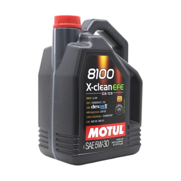 Motul 8100 X-Clean EFE 5W30 5 Lt Tam Sentetik Motor Yağı