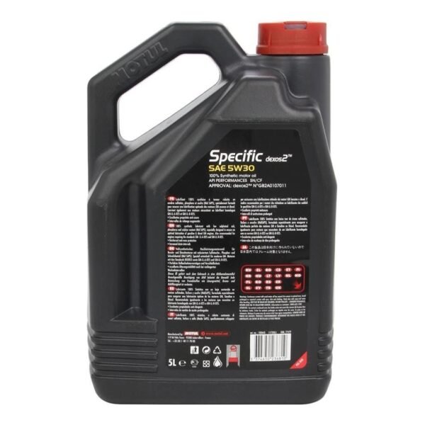 Motul Specific Dexos2 5W30 5 Lt Tam Sentetik Motor Yağı