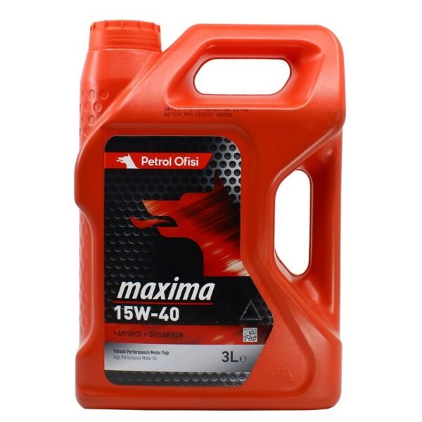 Petrol Ofisi Maxima 15W40 3 Lt Mineral Motor Yağı