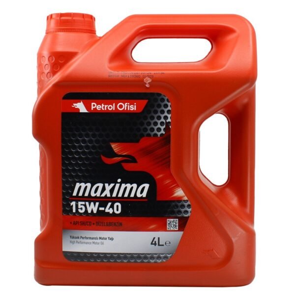Petrol Ofisi Maxima 15W40 4 Lt Mineral Motor Yağı