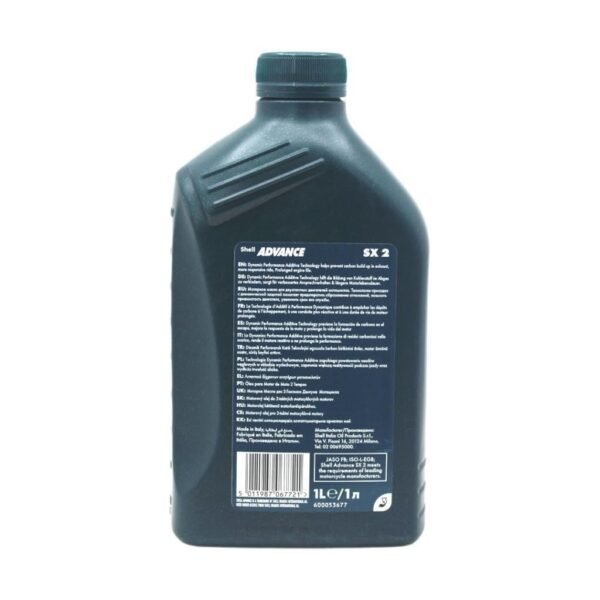Shell Advance SX 2T 1 Lt 2 Zamanlı Motosiklet Yağı