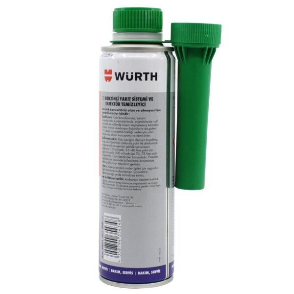 Würth Benzinli Yakıt Sistemi ve Enjektör Temizleyici 300 Ml