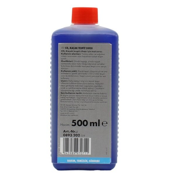 Würth CO2 Test Sıvısı 500 Ml Kaçak Tespit Sıvısı